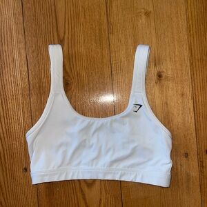 GymShark White Sports Bra